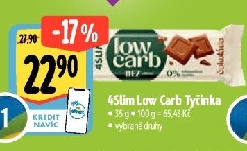 Tyčinka Low carb 4Slim
