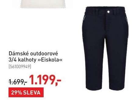 Dámské 3/4 outdoorové kalhoty Luhta