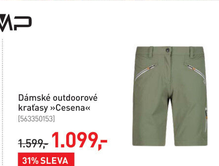 Dámské outdoorové kraťasy - šortky CMP