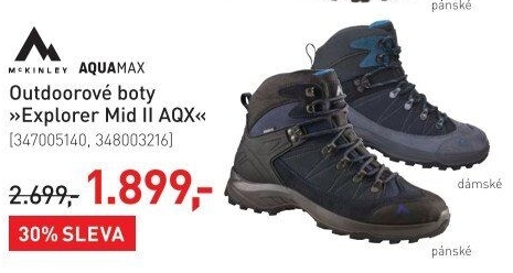 Pánská outdoorová obuv McKINLEY Explorer Mid AQX