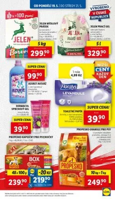 akční leták Lidl 19.5.2025-21.5.2025