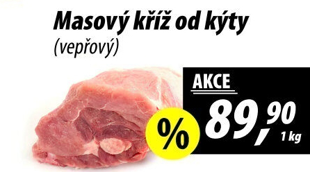 Masový kříž od kýty vepřový