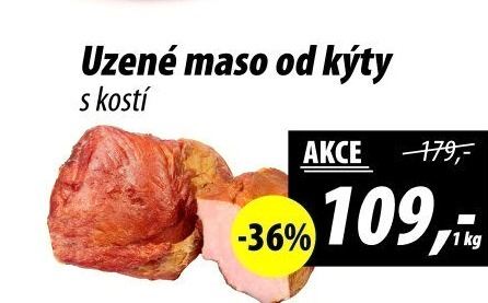 Uzené maso od kýty s kostí