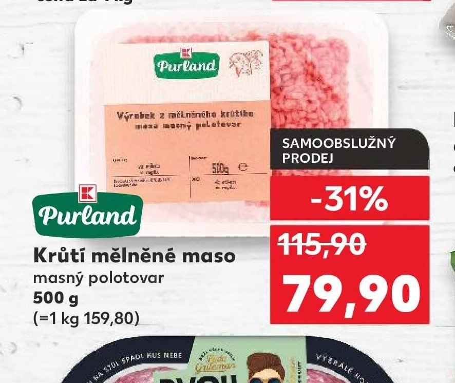 Purland Krůtí mělněné maso