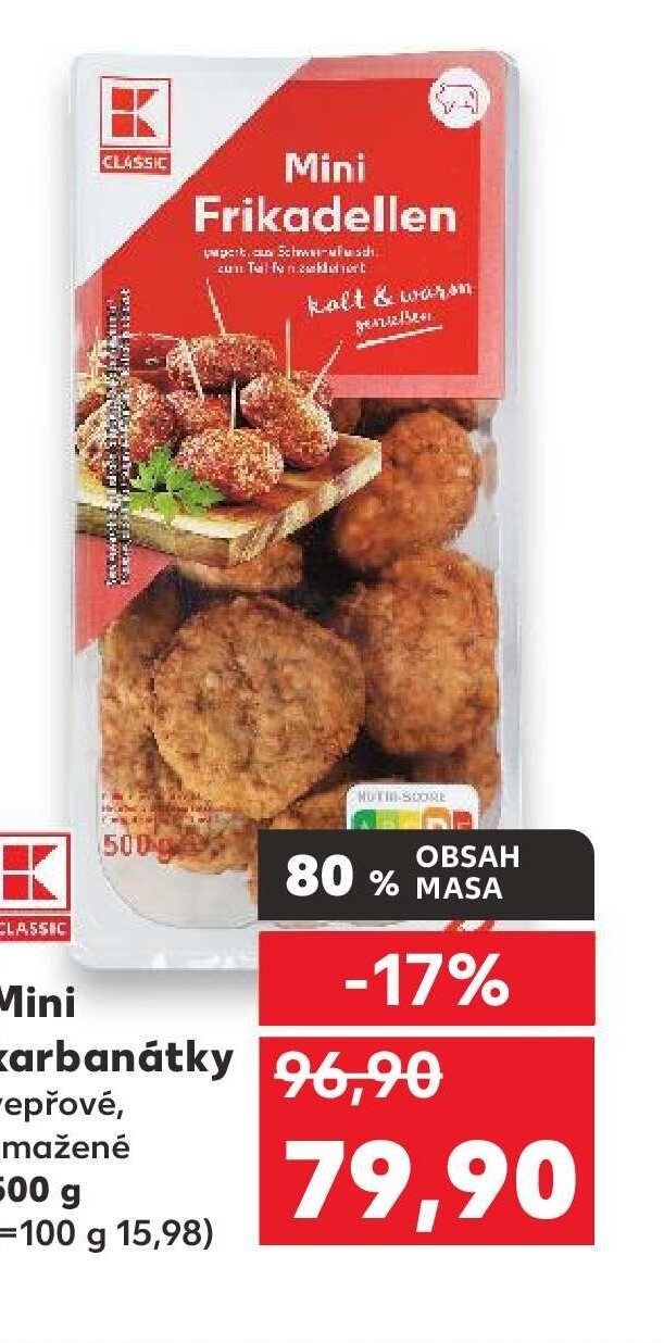 Classic Mini karbanátky 500 g