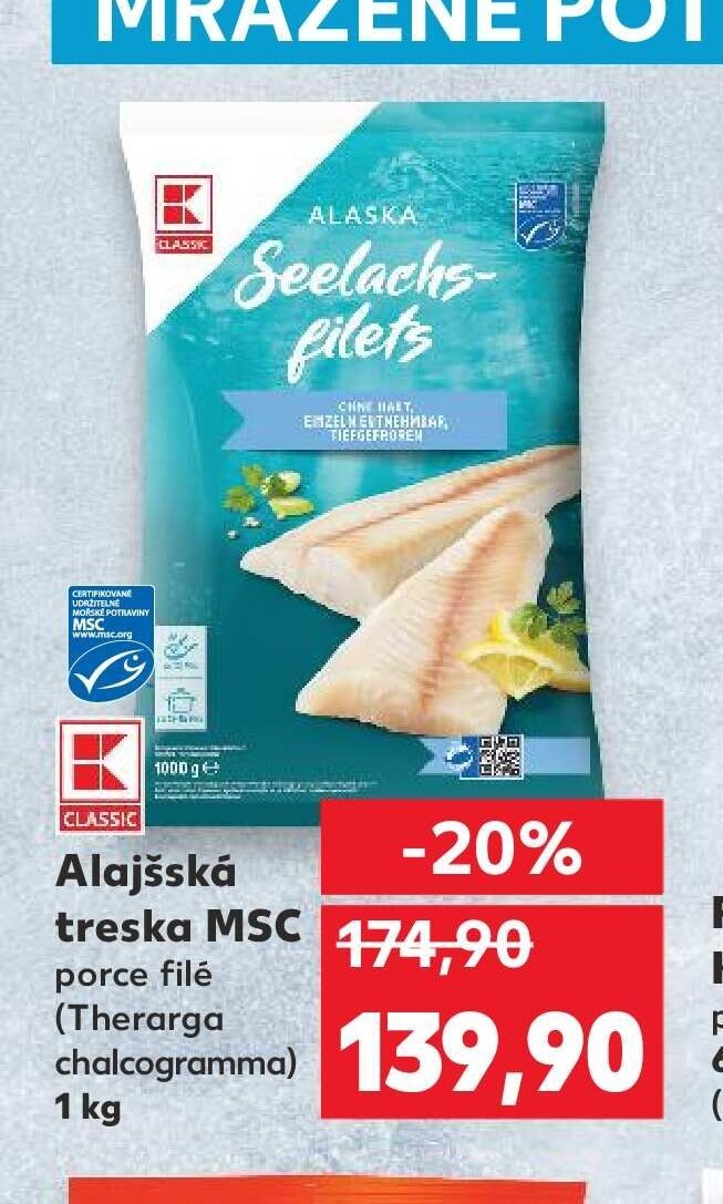 ALASKA Seelachs filets 1 kg