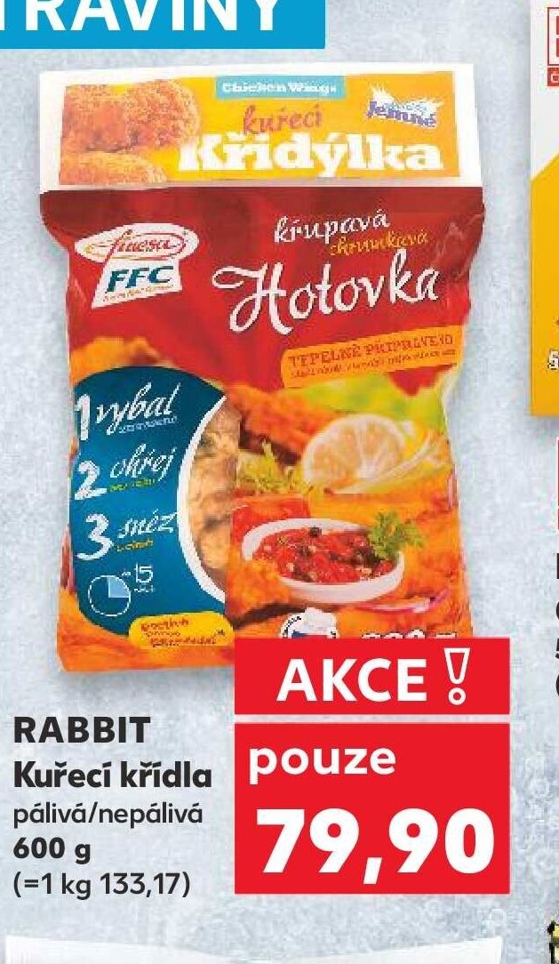 RABBIT Kuřecí křidla 600 g