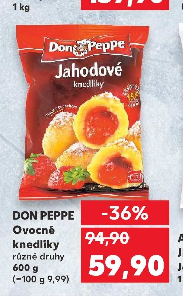DON PEPPE Ovocné knedlíky 600 g