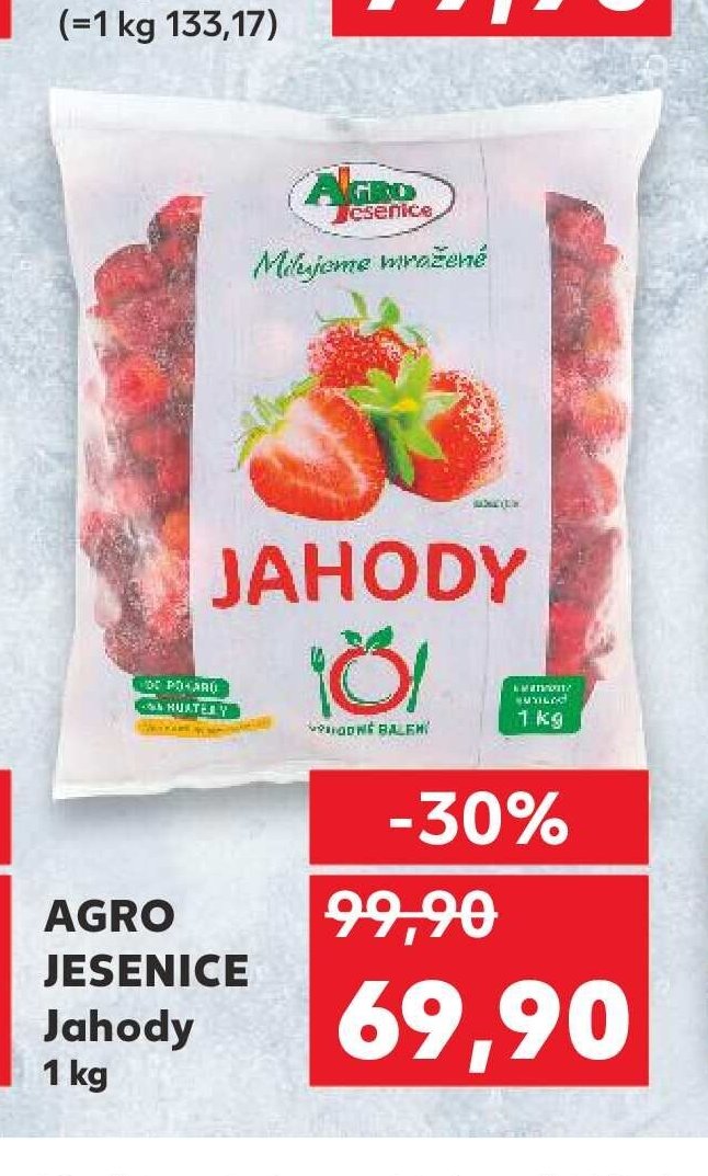 AGRO JESENICE Jahody 1 kg