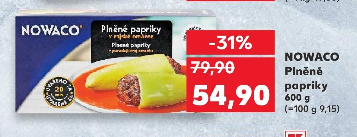 NOWACO Plněné papriky 600 g