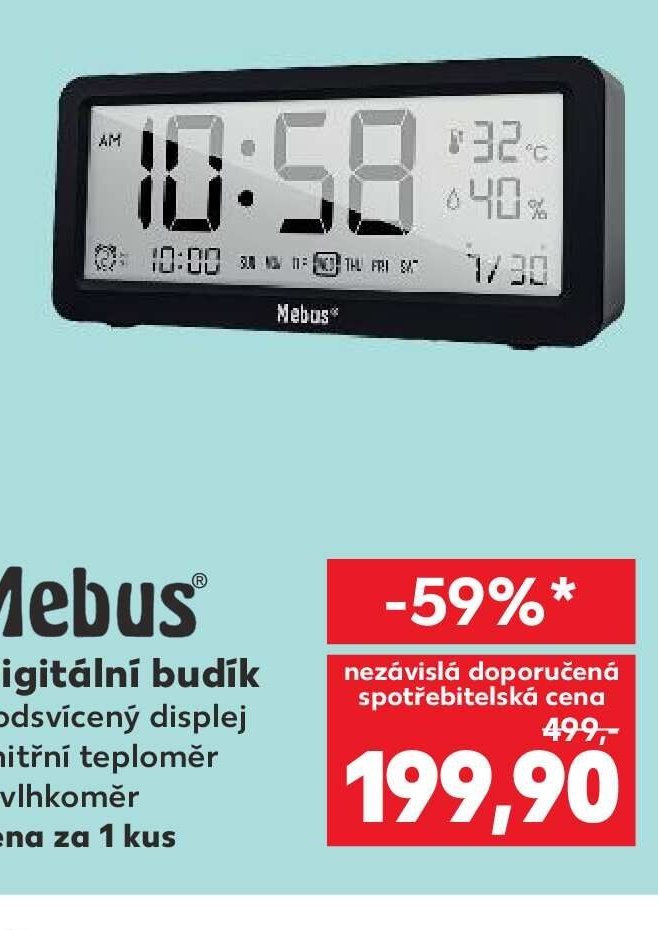 Mebus Digitální budík