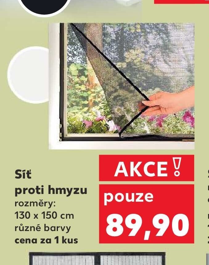Síť proti hmyzu 130 x 150 cm