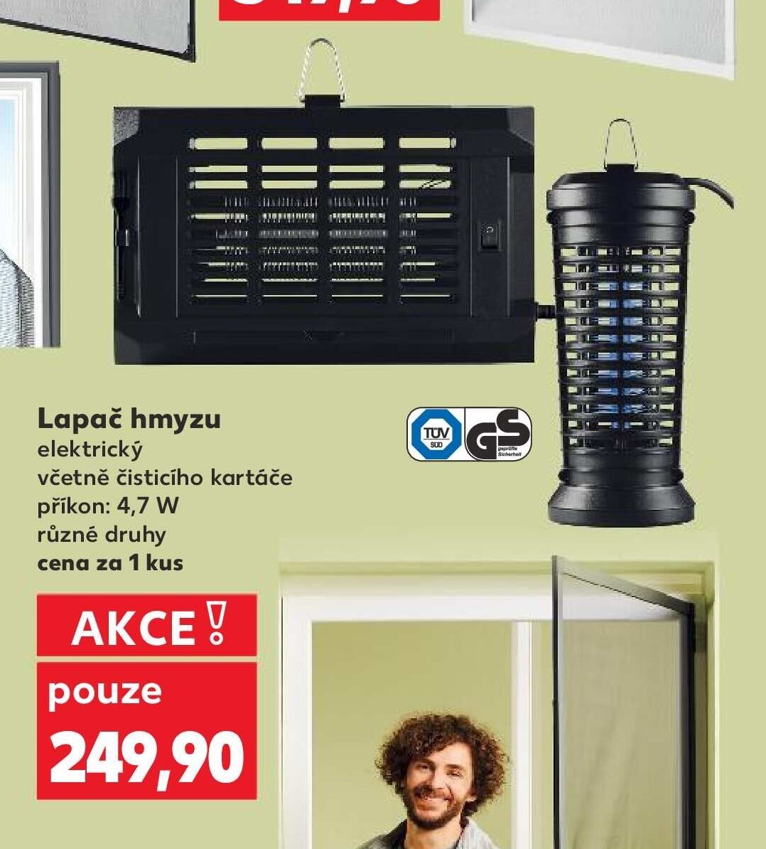 Lapač hmyzu elektrický