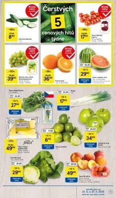 akční leták Tesco 19.5.2025-26.5.2025