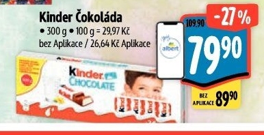 Čokoládky Kinder