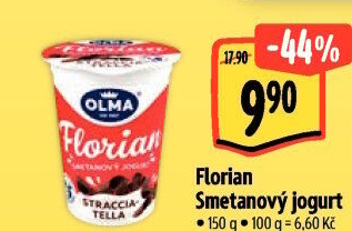 Jogurt smetanový Florian Olma
