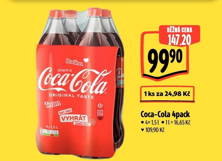Limonáda Coca Cola