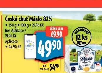 Máslo Česká chuť