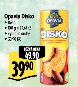 Zlaté sušenky Disko Opavia