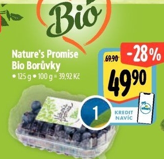 Borůvky bio Nature'