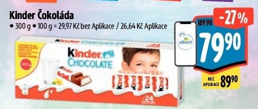 Čokoládky Kinder