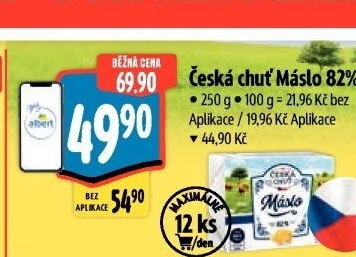 Máslo Česká chuť