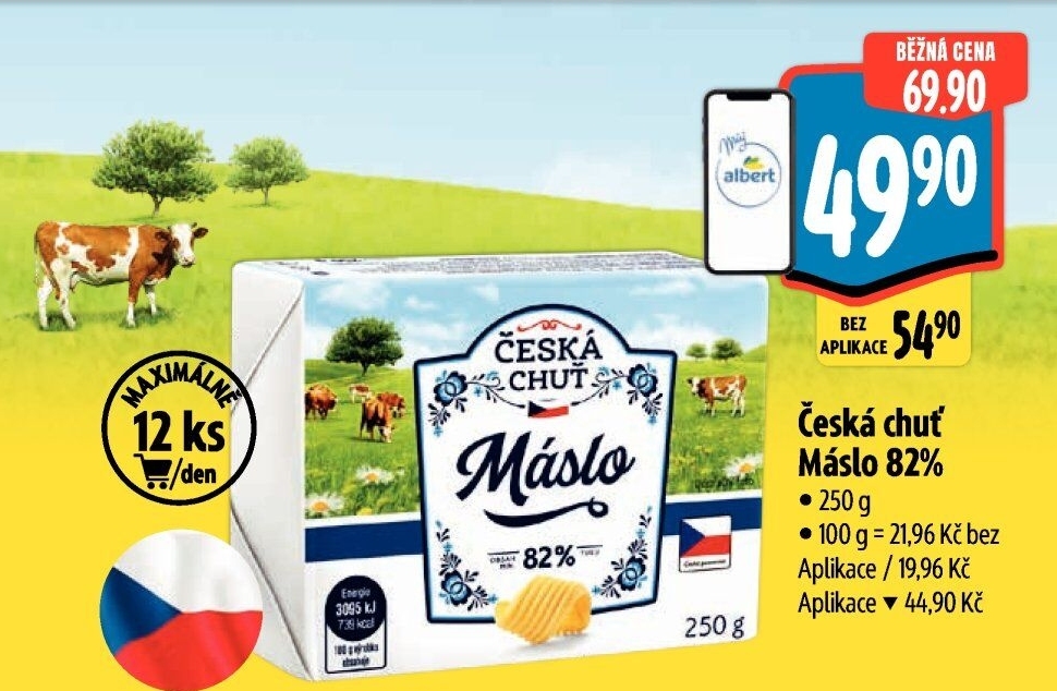 Máslo Česká chuť