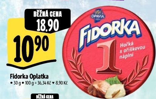 Oplatky Fidorka Opavia