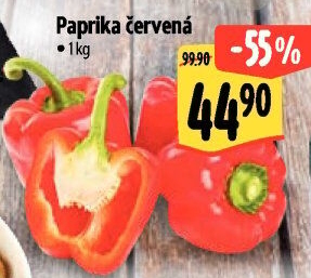 Paprika červená