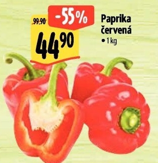 Paprika červená