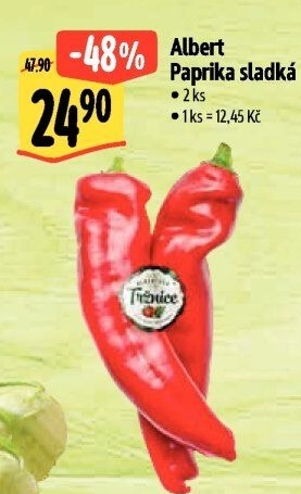 Paprika červená Albert
