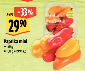 Papriky mini