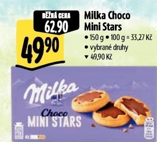 Sušenky Choco Minis Milka