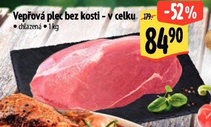 Vepřová plec bez kosti