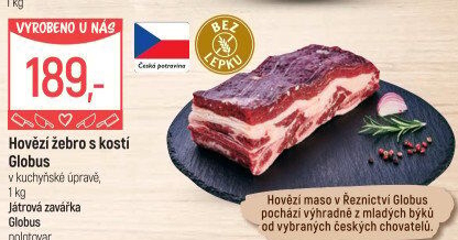 Hovězí žebra s kostí Globus
