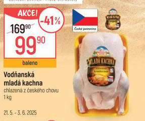 Kachna mladá Vodňanská kachna