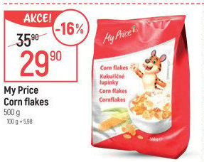Lupínky cornflakes My Price