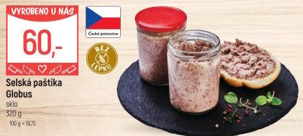 Paštika selská Globus
