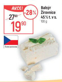 Sýr Balsýr Mlékárna Žirovnice