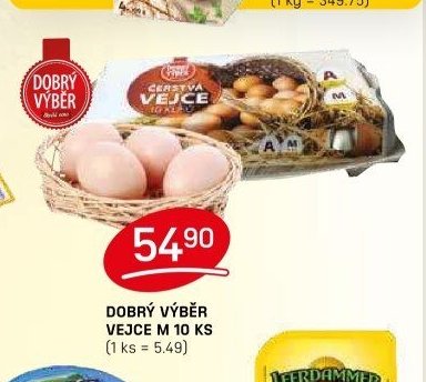 DOBRÝ VÝBĚR VEJCE M 10 KS