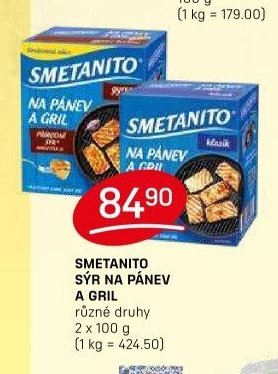 SMETANITO SÝR NA PÁNEV A GRIL