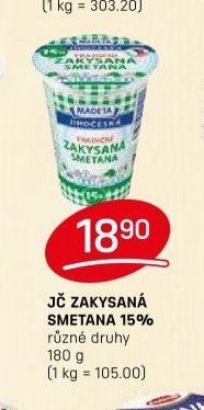 JČ ZAKYSANÁ SMETANA 15%