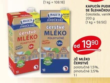 JČ MLÉKO ČERSTVÉ