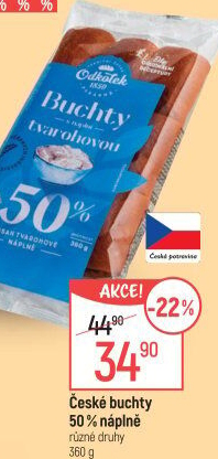 Buchty české s náplní Odkolek