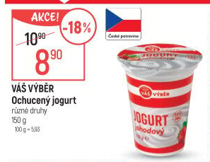 Jogurt krémový ochucený Váš Výběr