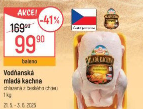 Kachna mladá Vodňanská kachna