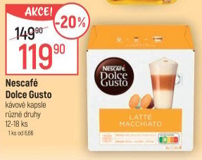 Kapsle Dolce Gusto Nescafé
