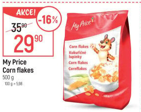 Lupínky cornflakes My Price