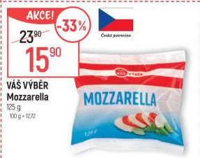 Mozzarella Váš Výběr