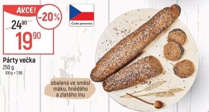 Pečivo Párty večka